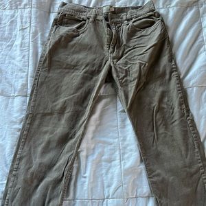 J.crew 484 Men's Vintage Slim Fit Stretch Tan Corduroy Pant Size 30x30